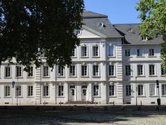 Comeniushaus building at Ludwigsplatz in Saarbrücken