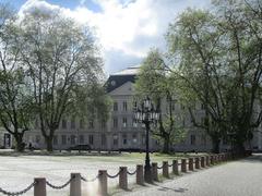 Comeniushaus at Ludwigsplatz in Saarbrücken, historic baroque building