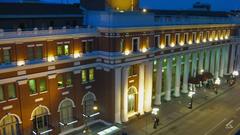 Waterfront CPR Station in Vancouver with historic architecture