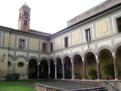 Exterior courtyard of the Convent of San Onofrio al Gianicolo in Rome