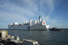 Hospital ship USNS Comfort returning to Naval Station Norfolk during COVID-19 pandemic support