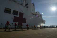 Hospital ship USNS Comfort returns to Naval Station Norfolk after COVID-19 support mission
