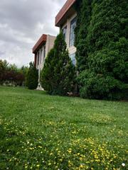 View of Selçuk University campus in 2021 with modern buildings and greenery