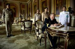 Chairman of the Joint Chiefs of Staff Gen. Martin E. Dempsey signing guest book at Grand Palace Bangkok June 2012