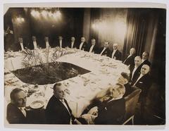 Banquet at Hotel Bristol in Warsaw celebrating 5th anniversary of Minister of Justice Czeslaw Michalowski's government
