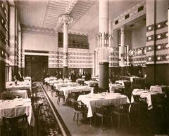 Interior of Bristol Hotel in Warsaw with intricate architectural details and elegant design