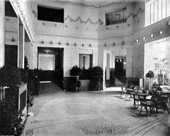 Interior of Bristol Hotel in Warsaw with historic design elements
