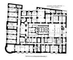 Bristol Hotel in Warsaw, Poland with classic architectural design