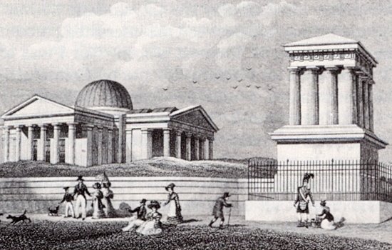 Playfair's Observatory on Calton Hill in Edinburgh