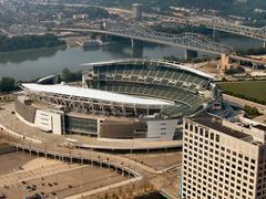 Paul Brown Stadium in Cincinnati during nighttime