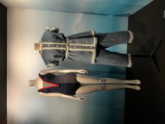 19th century swimsuit displayed at Musée Galliera