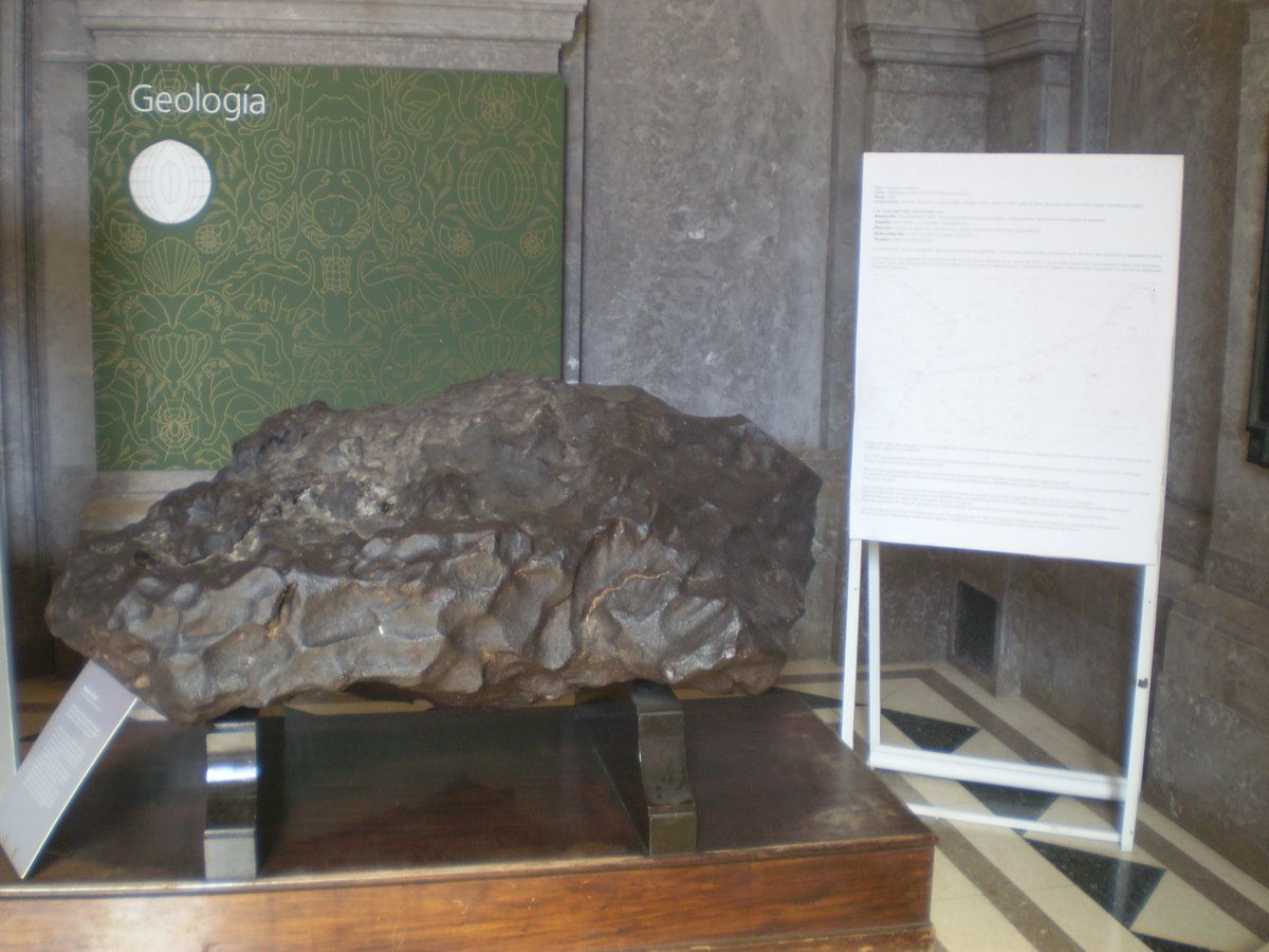 El Toba meteorite displayed at Museo Argentino de Ciencias Naturales Bernardino Rivadavia