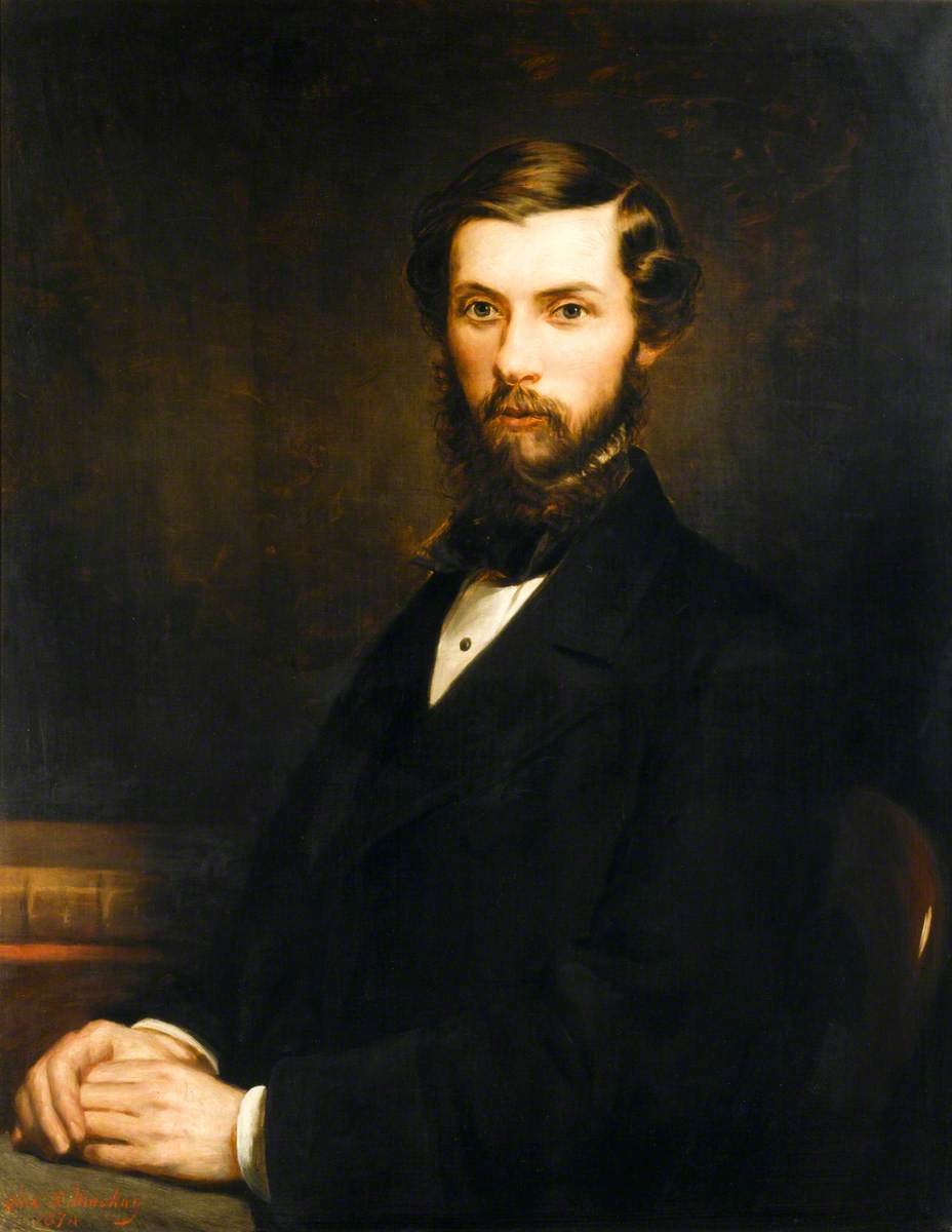 Portraits of Alexander S. Mackay and Alexander Henry Rhind from 19th century