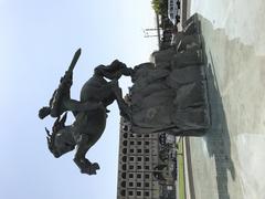 David of Sasun monument in Yerevan, Armenia