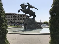 David of Sasun monument in Yerevan, Armenia