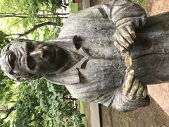 The Men sculpture in Yerevan, Armenia, May 2018