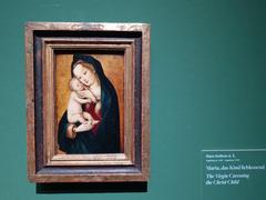 Mary and the Christ-child painting by Hans Memling at Städel Museum Frankfurt