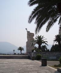 Mother Albania partisan monument and graveyard in Tirana