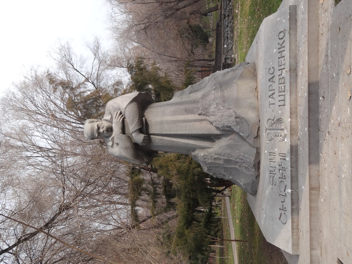 Taras Shevchenko monument in Yerevan