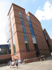 New east side structure at Michigan Stadium during renovation