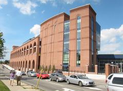 New west side structure at Michigan Stadium viewed from the southwest during July 14, 2010 open house