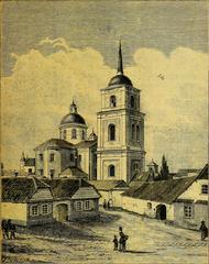 Historic Church of the Holy Spirit in Vilnia in 1890
