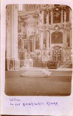 Historic photograph of the Holy Spirit Cathedral in Vilnia from 1915-1918