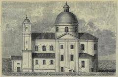 Vilnia Holy Spirit Cathedral Church exterior in 1888