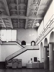 Interior of Liljevalchs konsthall art gallery in Stockholm with artworks displayed