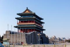 South gate of Tiananmen Square with traditional Chinese architectural design