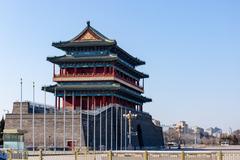 South gate of Tiananmen Square with traditional Chinese architecture