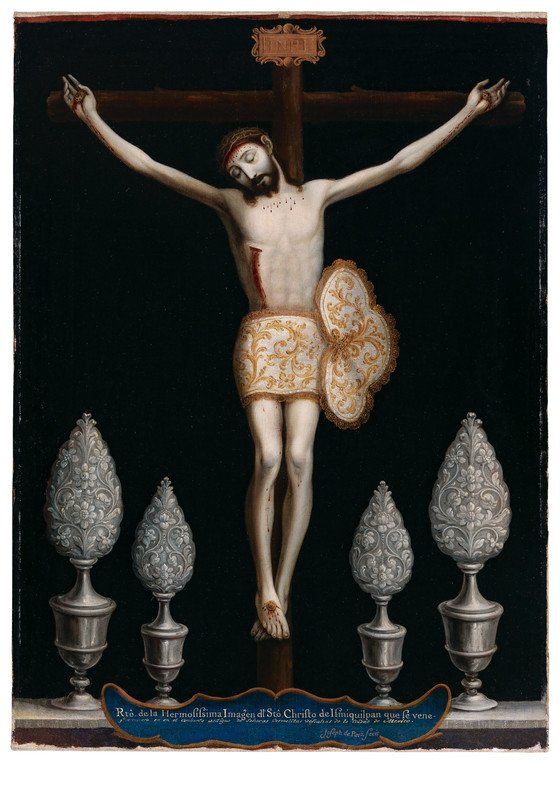 Cristo de Ixmiquilpan or Señor de Santa Teresa painting by José de Páez