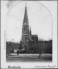 Exterior view of Johanneskyrkan (Sankt Johannes kyrka) church building from the south
