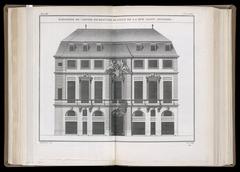 Vintage bound print from France with intricate designs and detailed illustrations