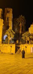 Albanian Arvanit priest from Athens visiting Italo-Albanian Greek-Catholic co-cathedral in Palermo