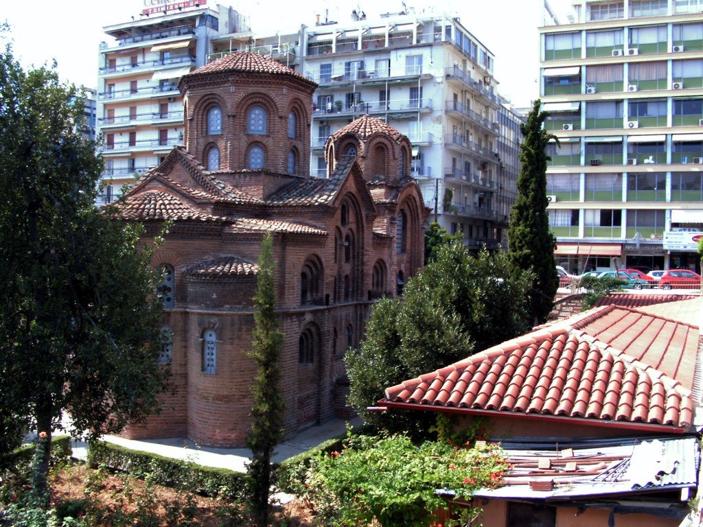 Church of Panagia Chalkeon in Thessaloniki exterior view