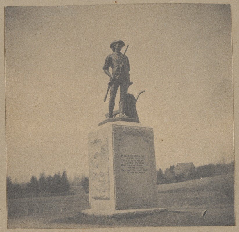 Minute Man statue in Concord, Massachusetts