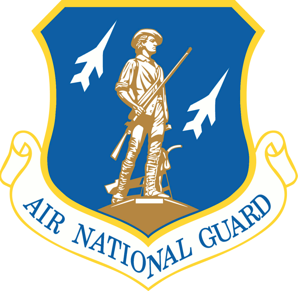 Emblem of the Air National Guard, a component of the United States Air Force