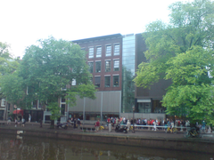 Anne Frank's House in Amsterdam Exterior View