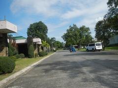 Manila Memorial Park in Sucat, Parañaque City showing Rizal Premier Chapel, Main Chapel and Crematory along Dr. A. Santos Avenue