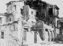 Historic Napoli Bayard Station turned Teatro Italia destroyed in 1943 ship explosion