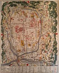 Old map of Kyoto city