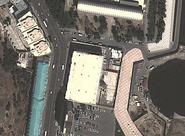Baku Sports Hall satellite view