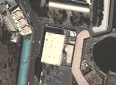 Baku Sports Hall satellite view