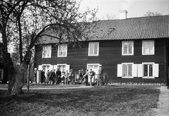 Historic main building of Linnés Hammarby, a preserved cultural heritage site and museum in Sweden