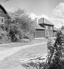 East wing of Linné's Hammarby estate, historic building purchased by Carl von Linné in 1758