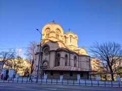 Alexander Nevsky Church in Belgrade exterior view