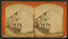 Side vaults in St. Louis Cemetery with geometric architectural design