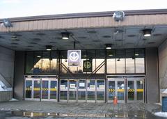 Exterior view of Jean Drapeau métro station in Montreal