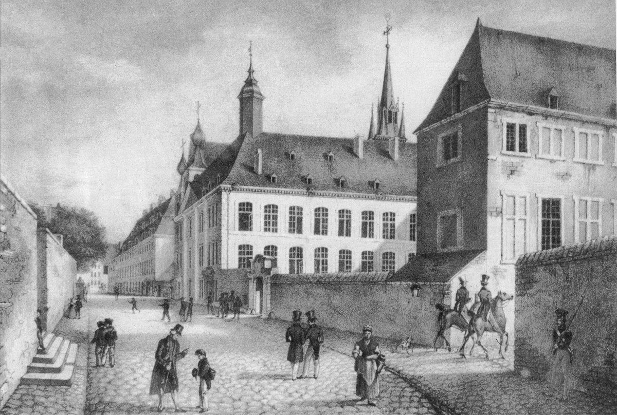 Athénée de Luxembourg historical building in 1828